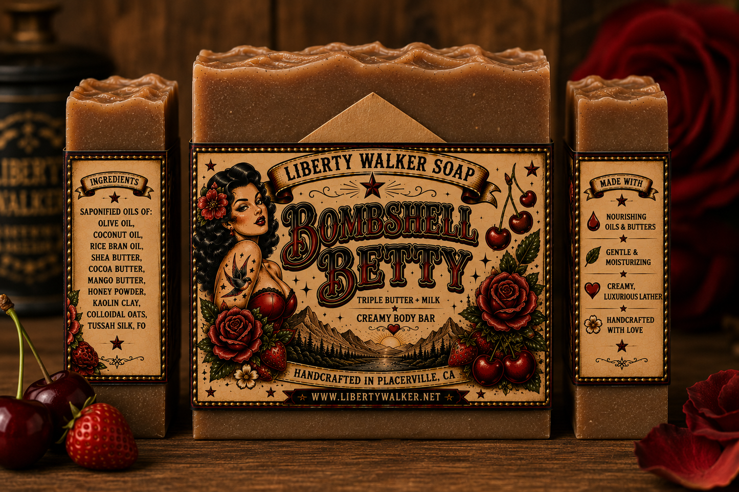 Bombshell Betty Triple Butter Soap