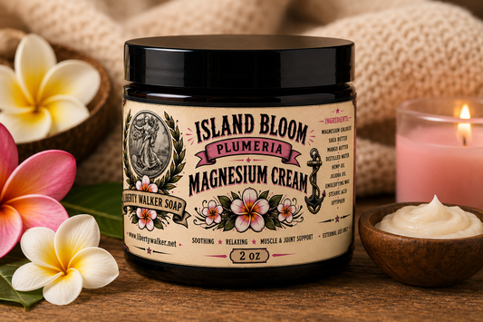 Magnesium Cream Island Bloom (Plumeria)