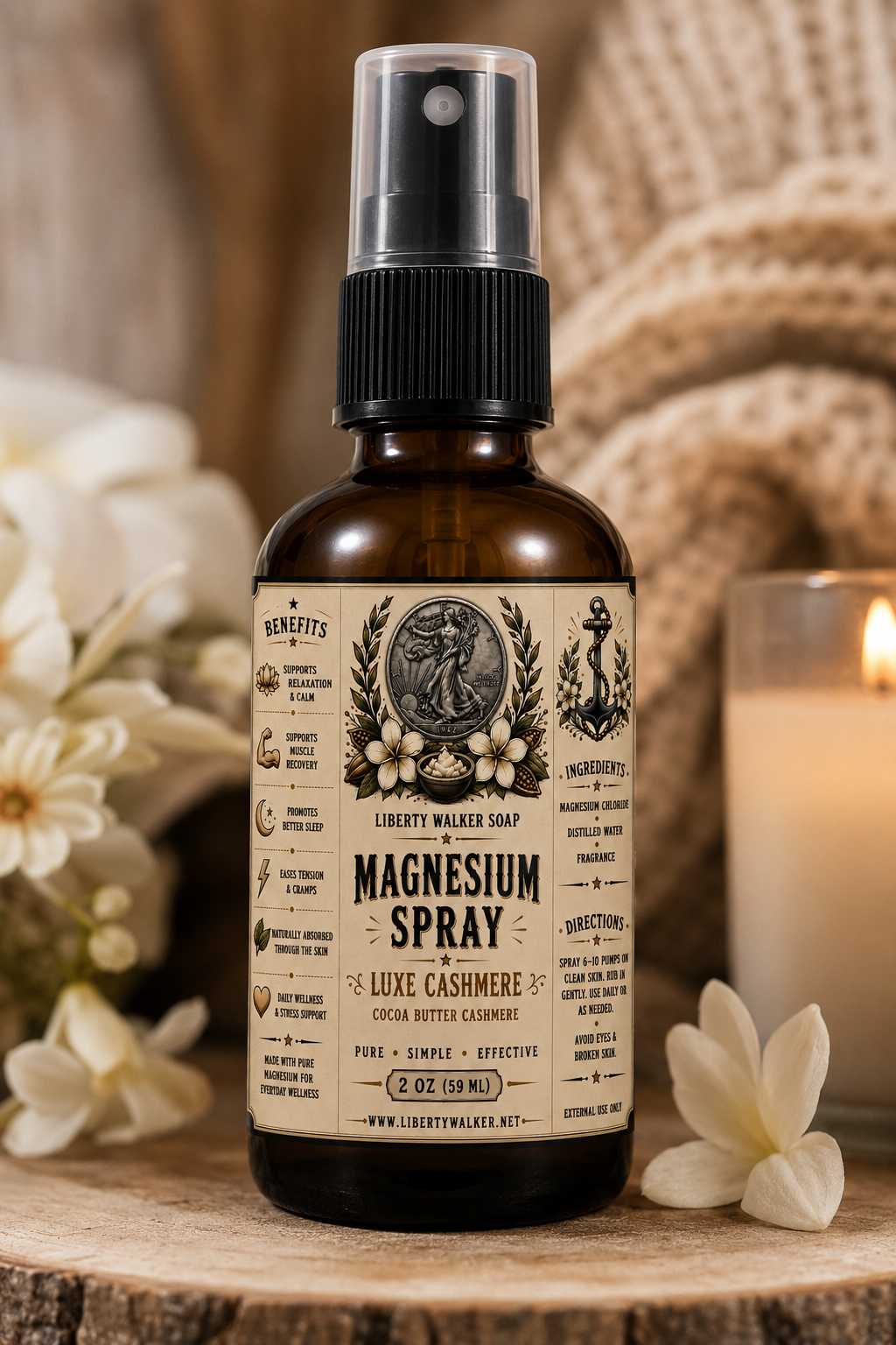 Magnesium Spray - LUXE CASHMERE
